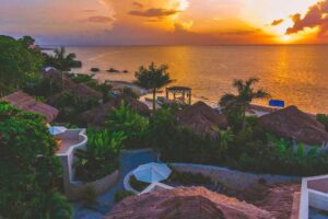 Ocean Cliff Hotel Negril sunset
