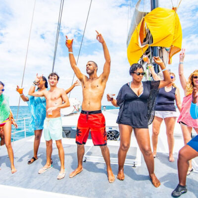 Chukka Catamaran Sail and Snorkel party