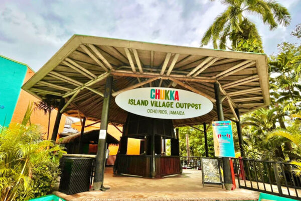 chukka island village outpost entrance