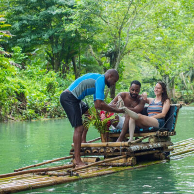 Chukka Island Village Outpost Island Double Combo bamboo raft