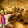 Cave Hike Climb and Crawl Tour couple