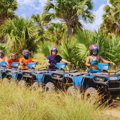 Chukka Damajagua Double Adventure Group on ATVs