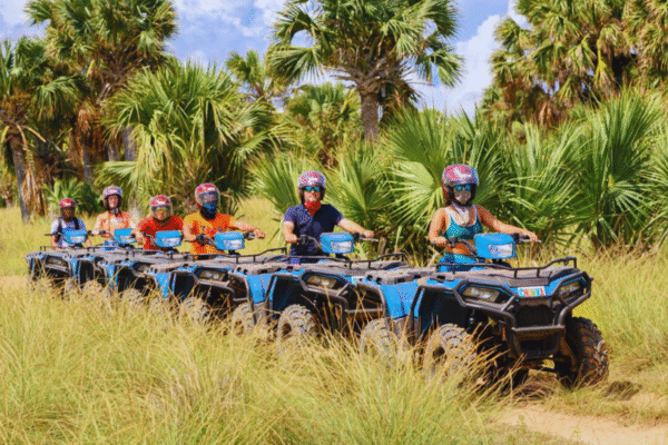 Chukka Damajagua Double Adventure Group on ATVs