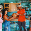 Chukka Dominican Culture Guests Smiling and Interacting with Guide