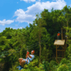 Chukka Double Tour Park Pass Guest Enjoying Zipline