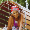 Chukka Gully Challenge Course Woman Smiling on Challenge Course