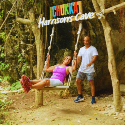 Chukka Monkey Zip and Signature Pass Man Pushing Woman on Swing