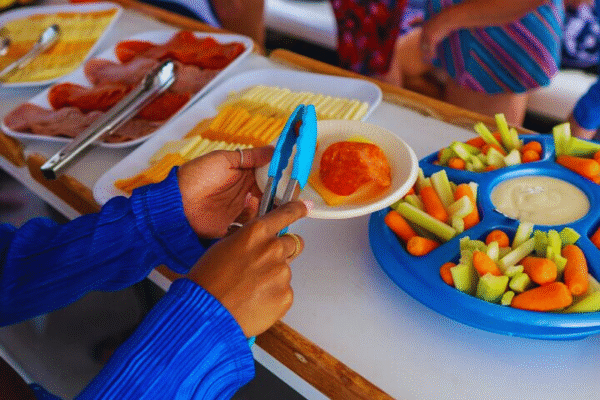 Chukka Private Catamaran Charter Fruits and Snacks Onboard