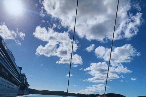 Chukka St. Thomas Sunset Sail Sunny Sky