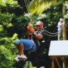 Chukka Zipline and Challenge Course Woman Having Fun on Zipline